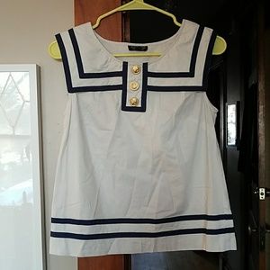 Topshop nautical top